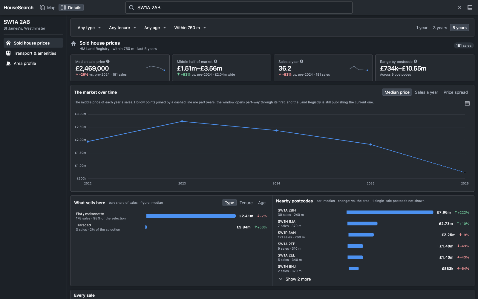 Homepage screenshot