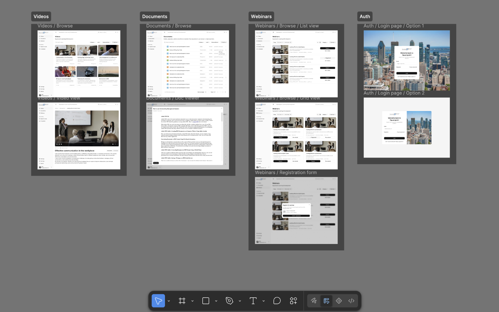 Videos catalogue screenshot